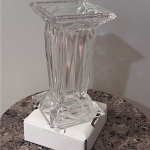 PartyLite Lead Crystal Collection. Candle pedestal or vase